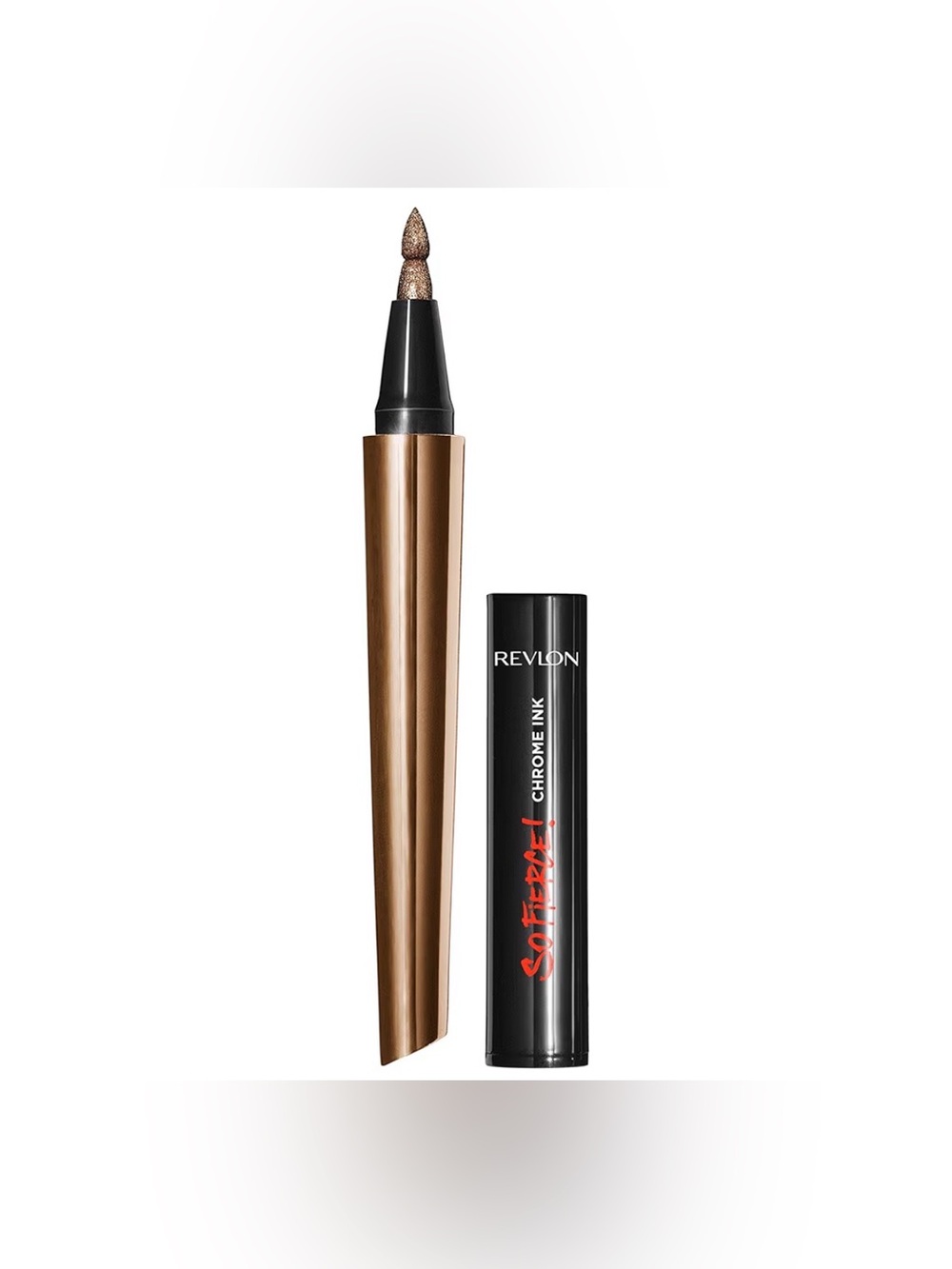Revlon So Fierce! Chrome Ink Liquid Eyeliner, Longlasting Bronze LOT OF 2